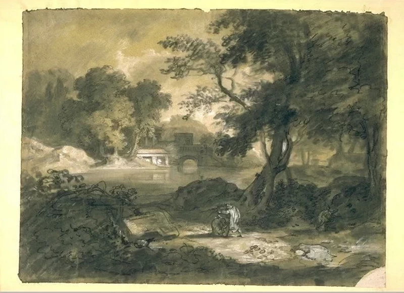 Paesaggio con fiume - Louvre Collections